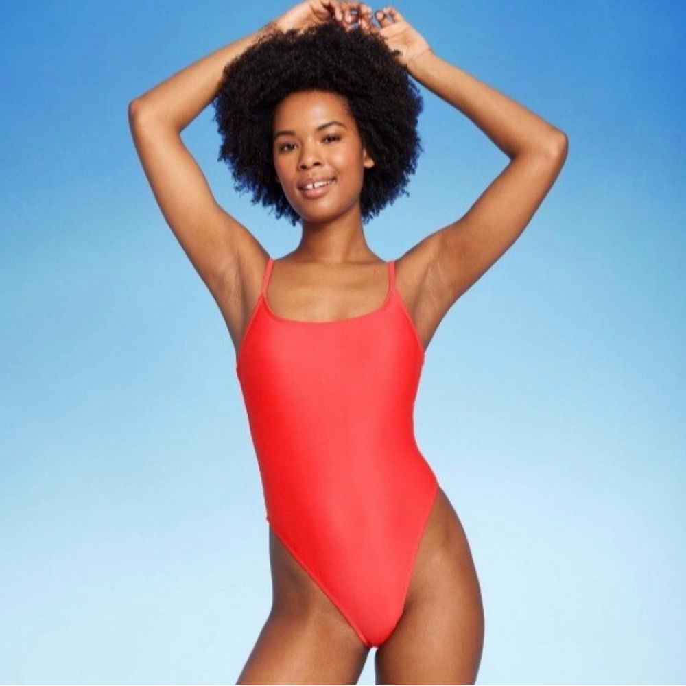 Wild Fable Red One Piece Swimsuit. Size XS (0-2). NWT